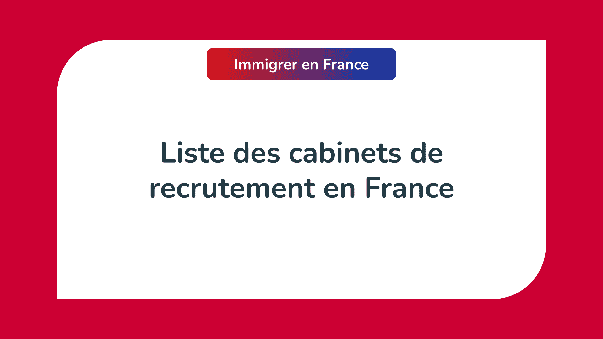 cabinets de recrutement en France