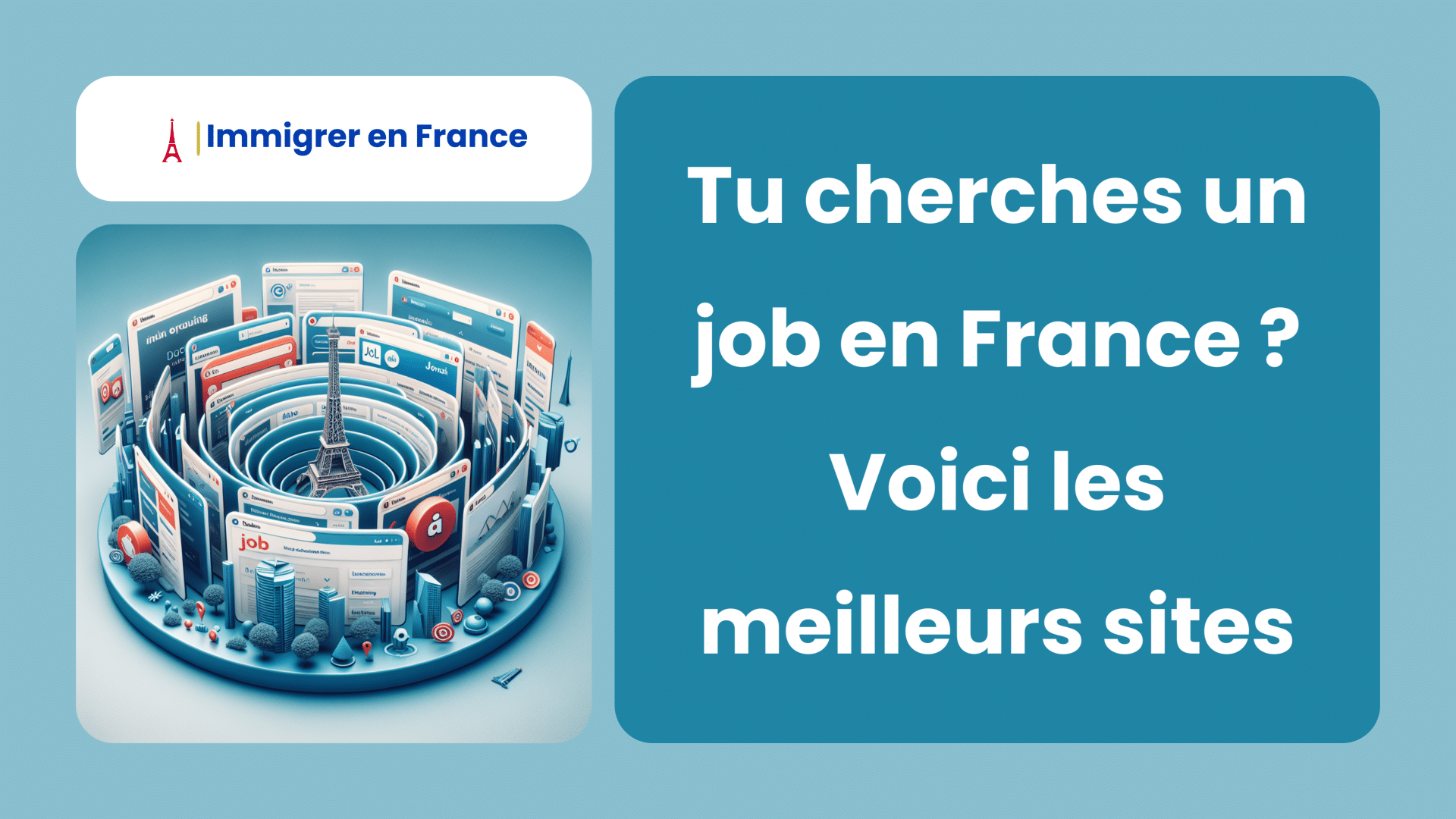 Tu cherches un job en France Voici les meilleurs sites pour les étrangers